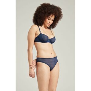Nudea Paloma Balconette Bra Brief Set Women Blue Lingerie Sets